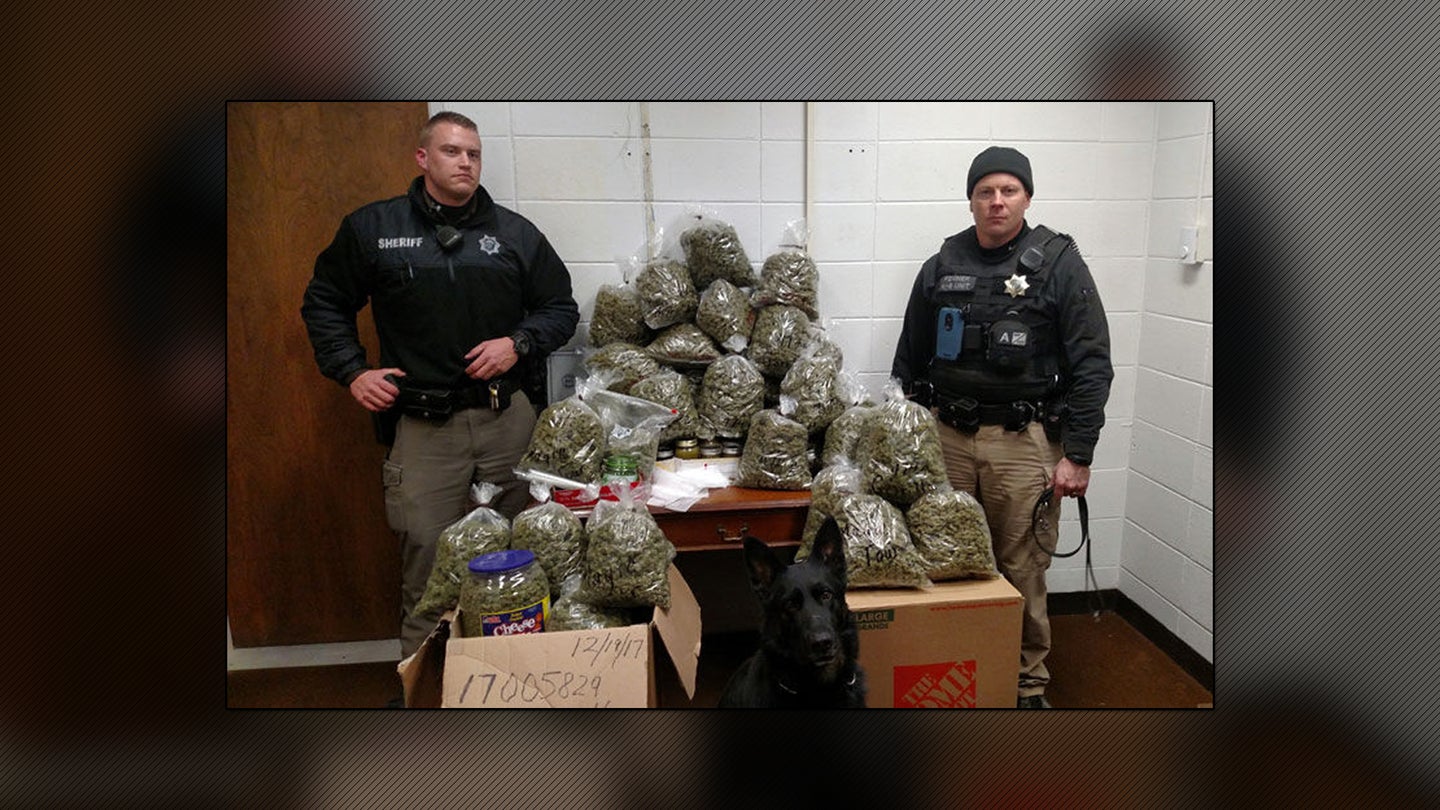 Elderly Couple Busted With 60 Pounds of Christmas-Present Cannabis
