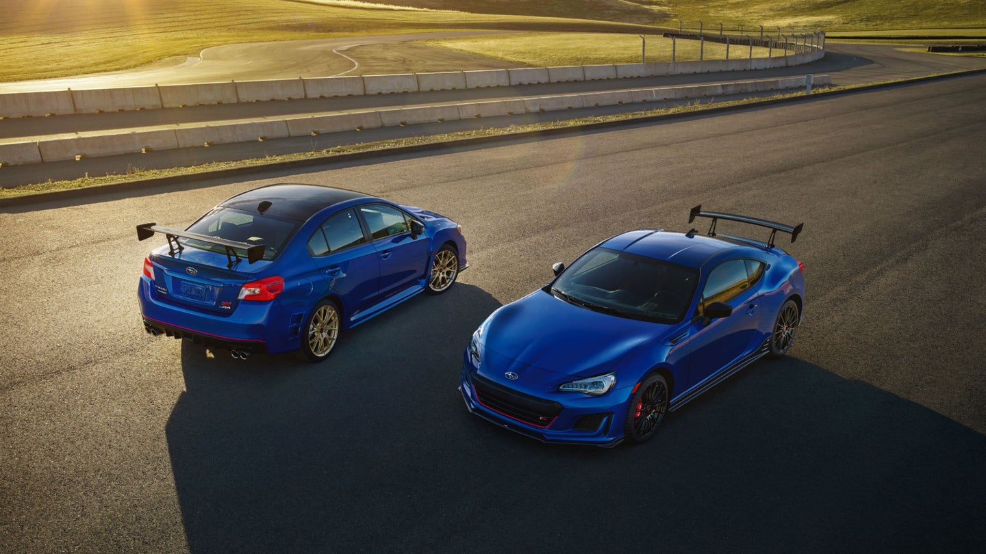 Subaru Announces Pricing for Limited Edition WRX STI Type RA and BRZ tS