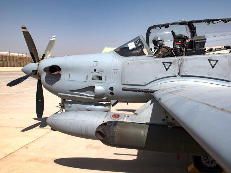 Afghan A-29s Aren&#8217;t Dropping Laser-Guided Bombs or Engaging Targets at Night