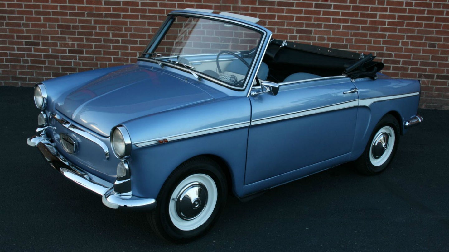This Autobianchi Bianchina Cabriolet Makes Vintage British Roadsters