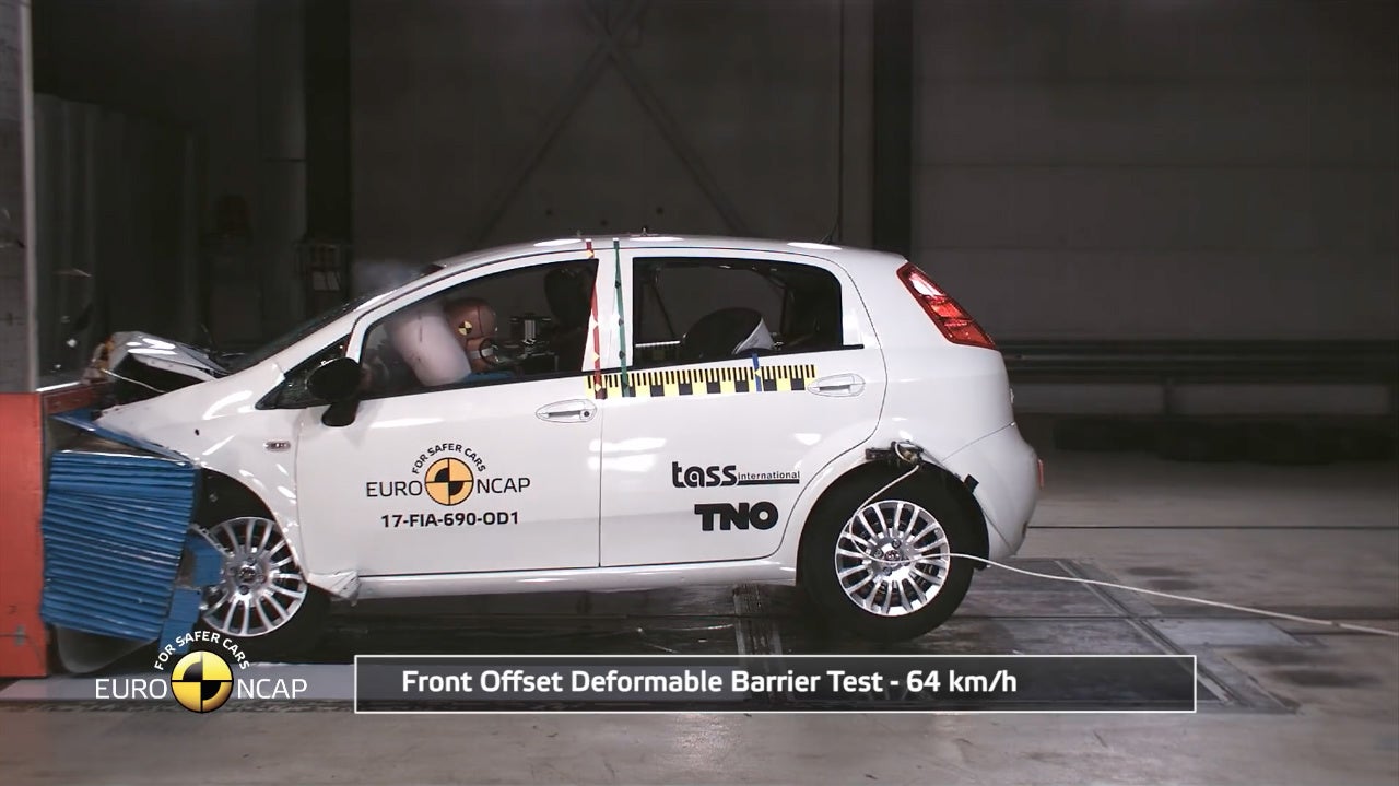 Zero Star Safety Rating Awarded for Fiat Punto by Euro NCAP