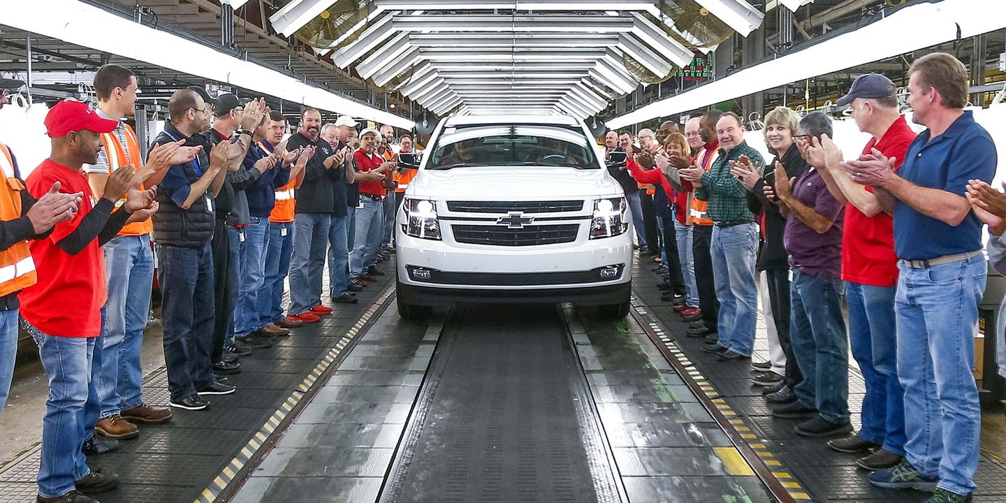 2018 Chevy Tahoe RST marks 11 Millionth GM Vehicle to Be Built At Arlington Assembly Plant