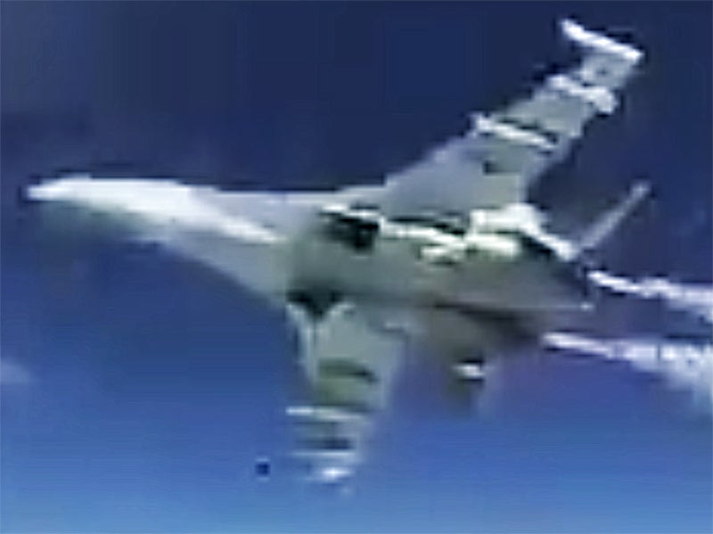 Watch This Russian Flanker Buzz Another At High Altitude In This Crazy Cockpit Video