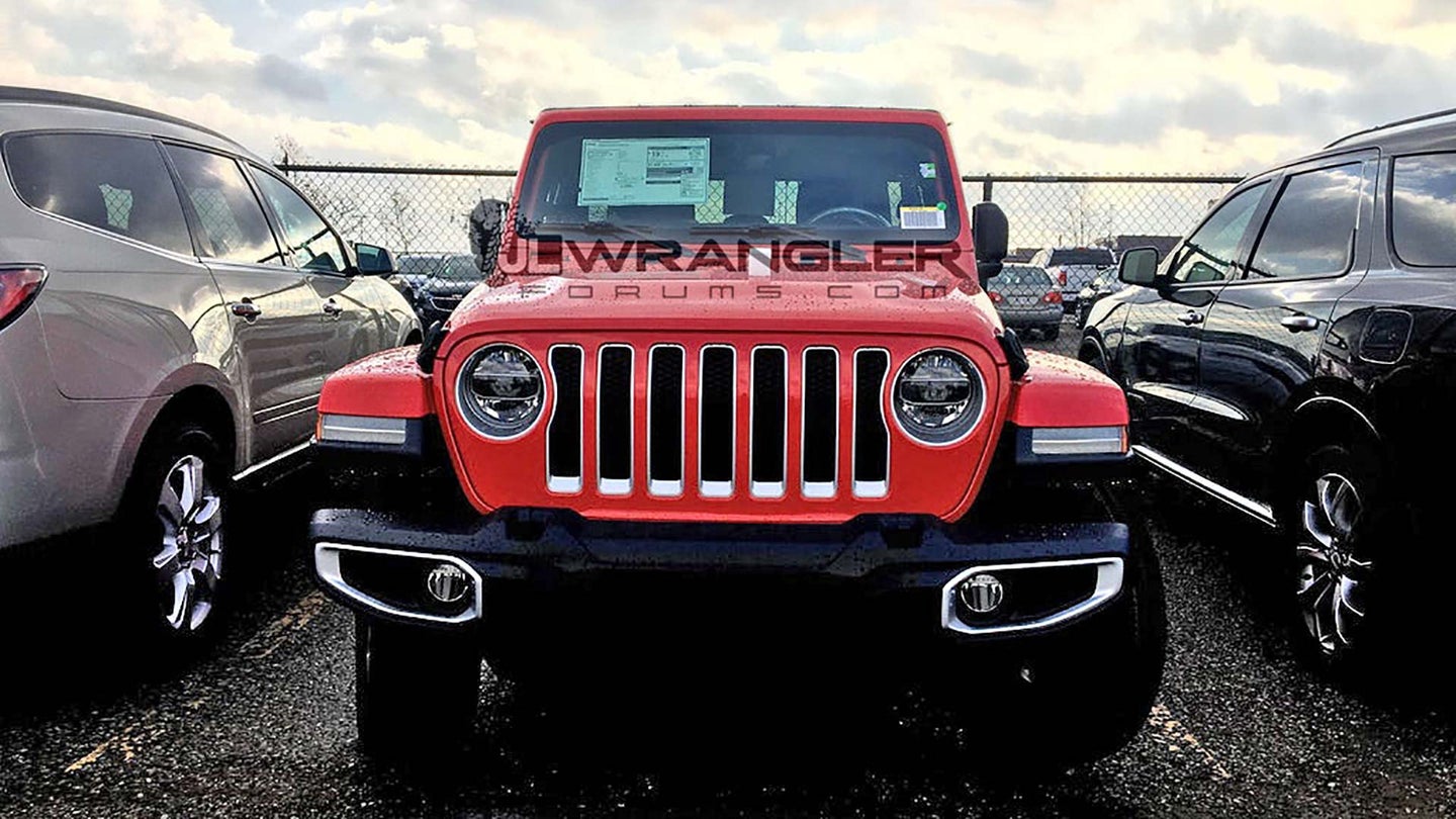 Spy Photos of a 2018 Jeep Wrangler JL Reveal An Insane $45,000 Sticker Price