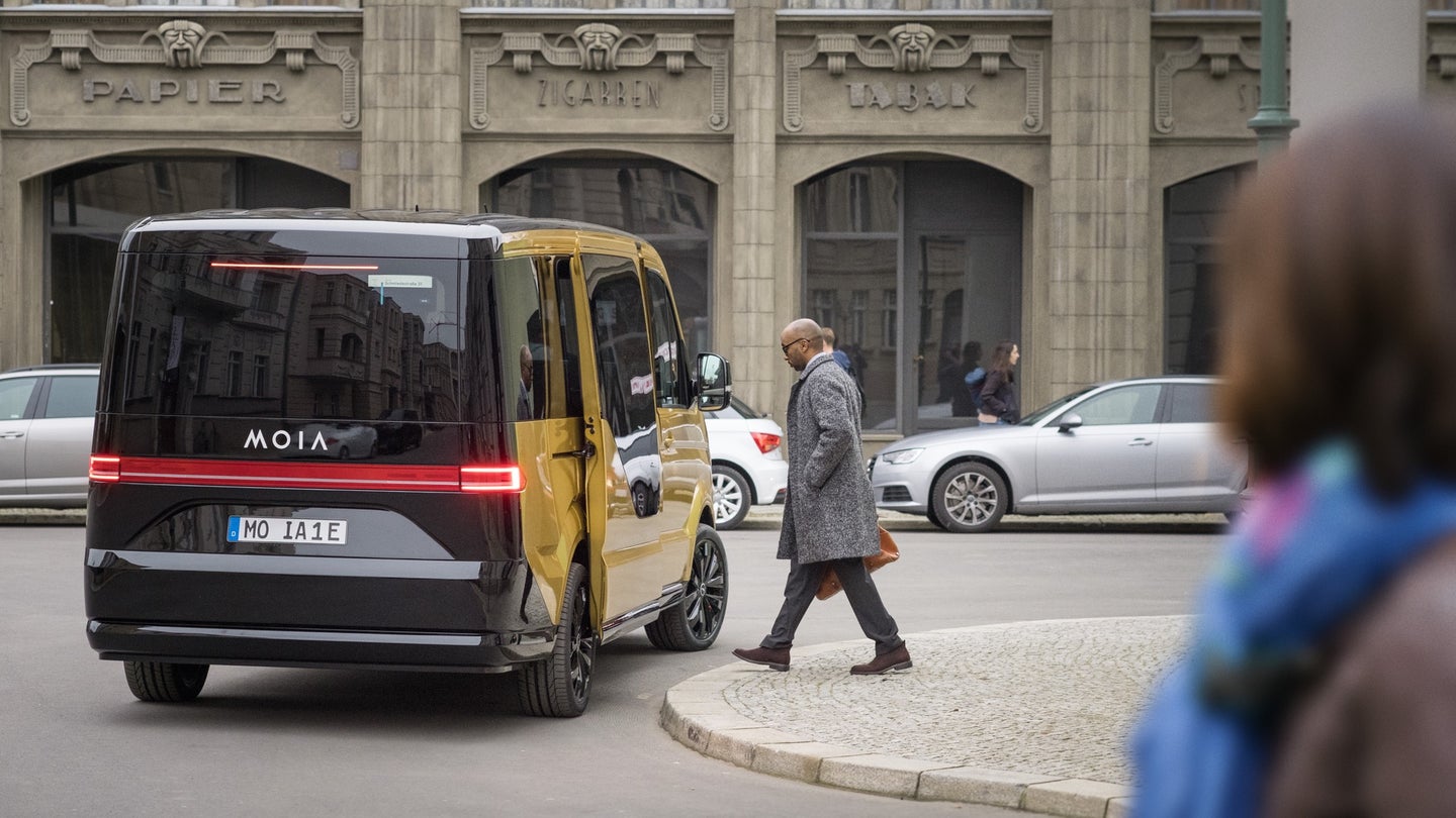 Volkswagen Designs an Electric Van for Ride Sharing