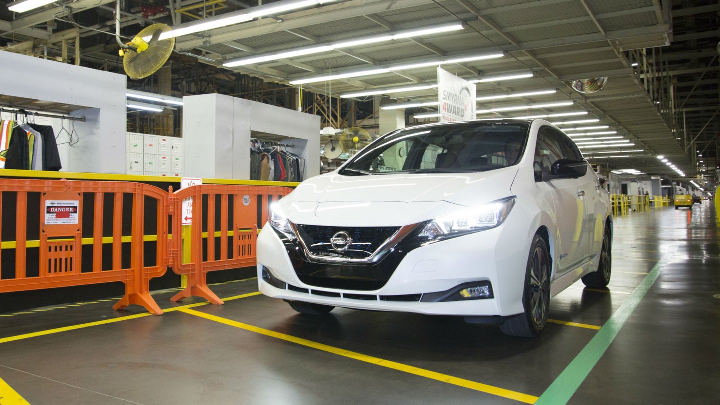 2018 Nissan LEAF Production Begins