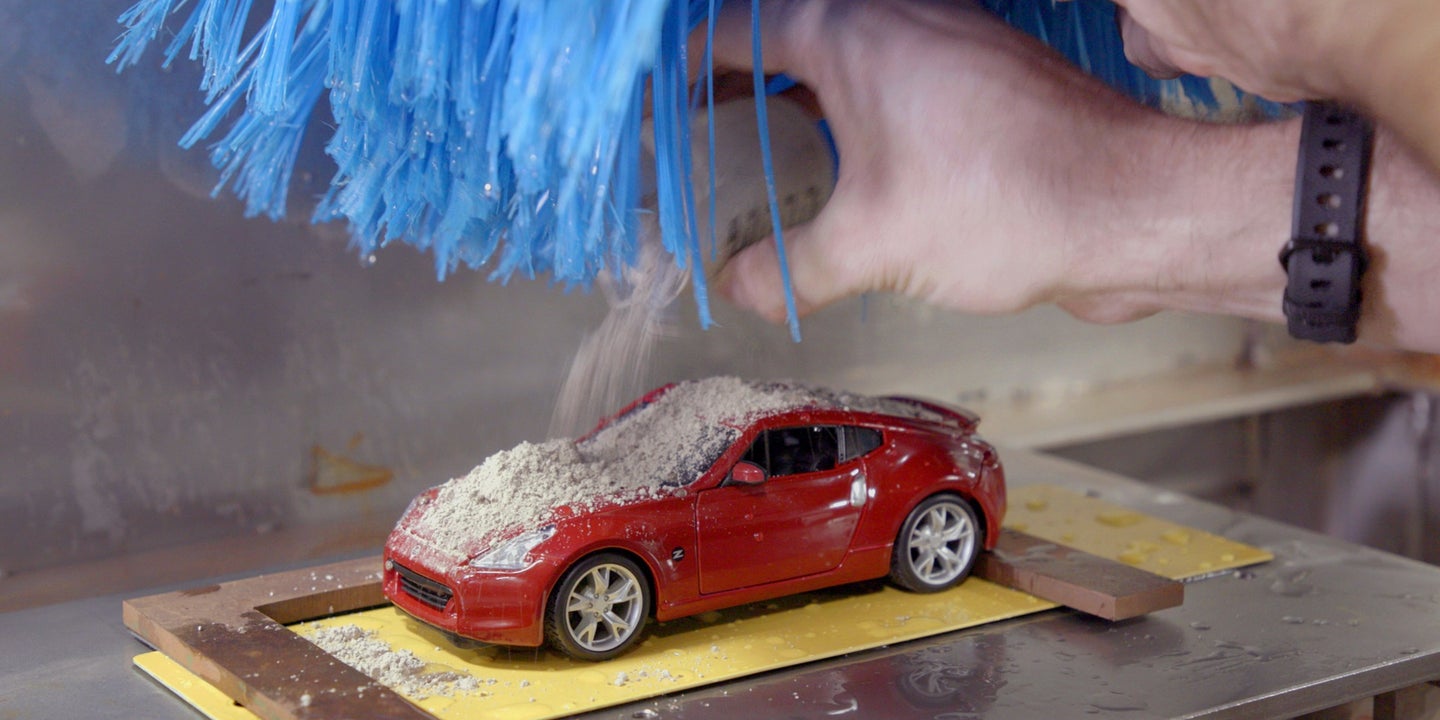 Nissan Uses Mini Car Wash to Test Paint