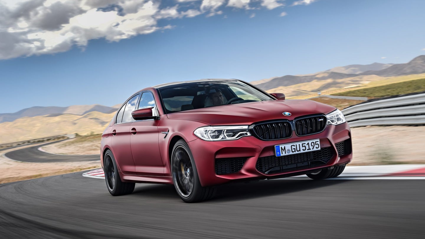 The New 2018 BMW F90 M5 Joins Its Predecessors on the Track