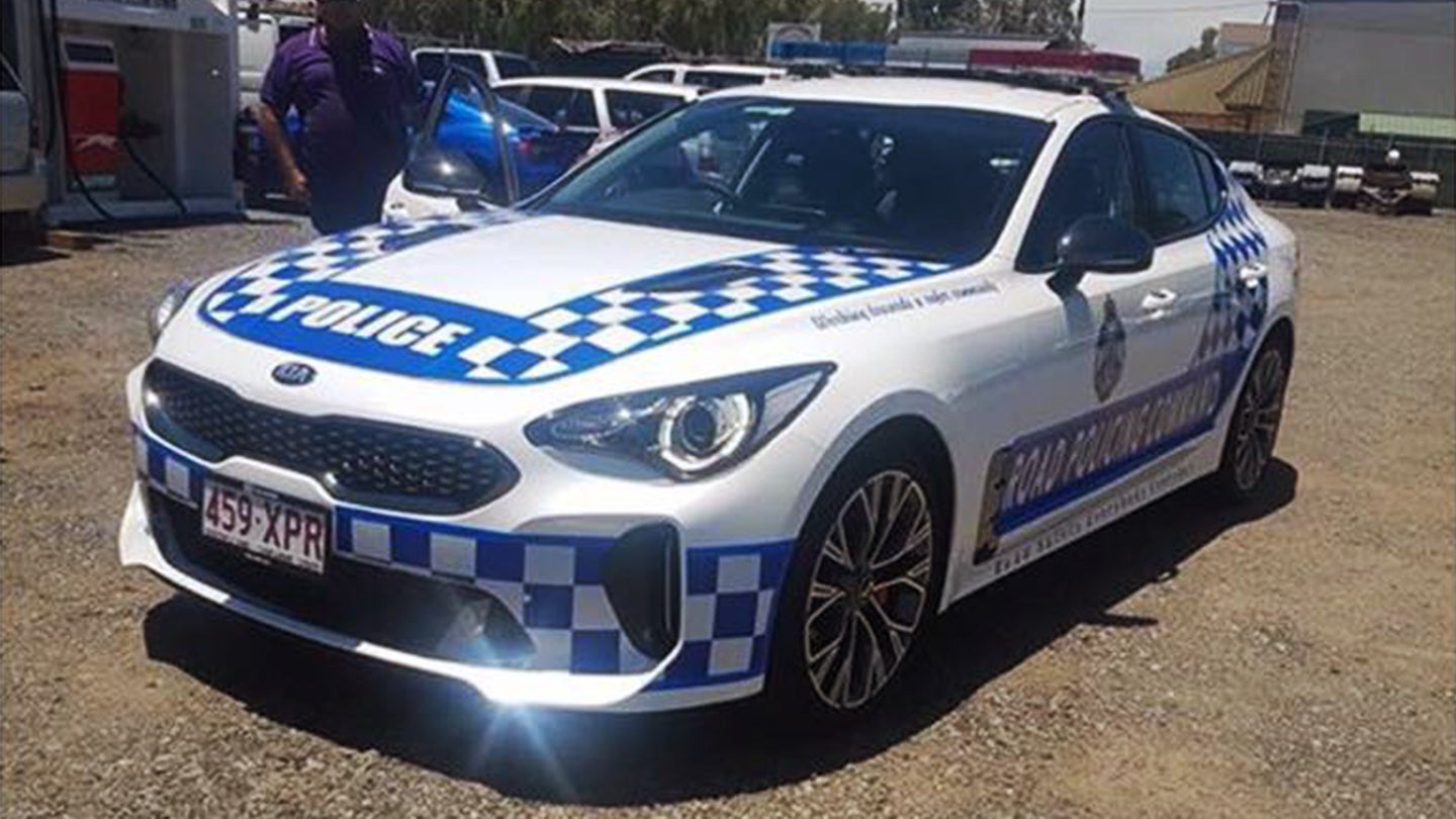 Police in Australia Get a Kia Stinger in the Pursuit Fleet