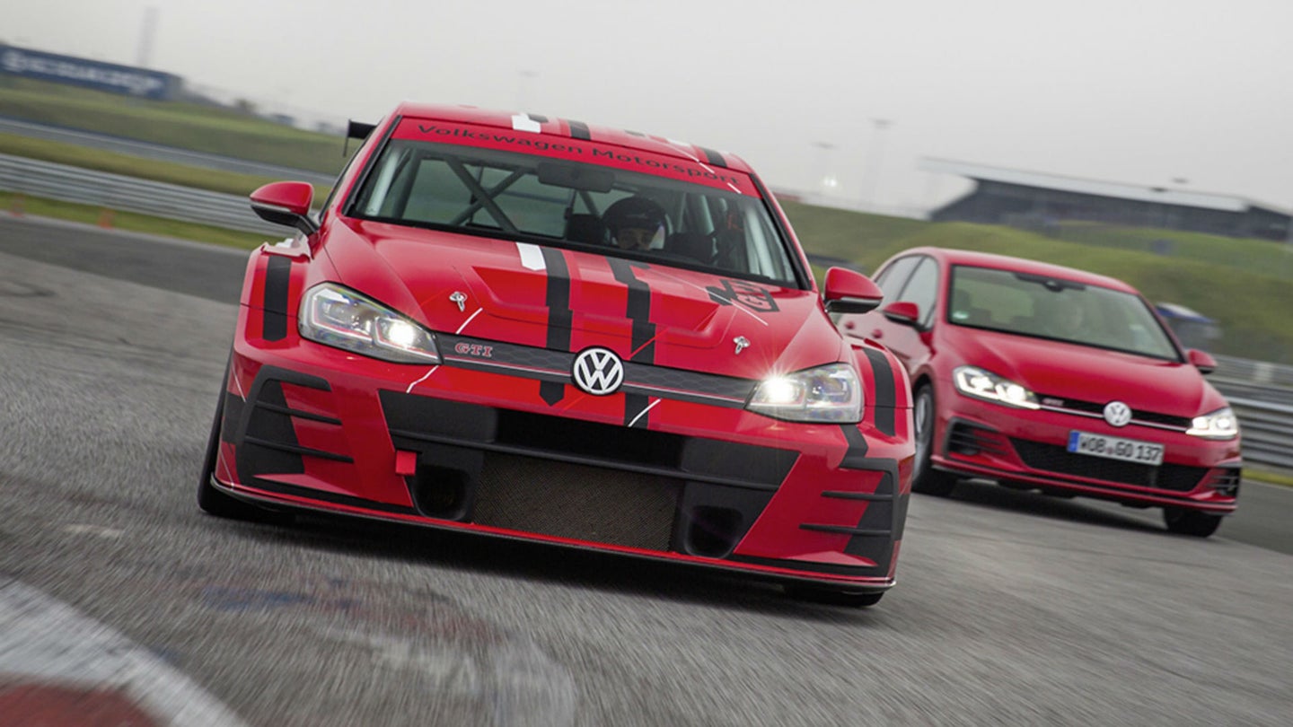 Track-Only Volkswagen Golf GTI TCR Gets a Facelift