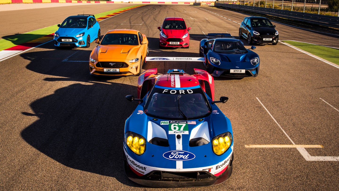 Watch Every New Ford Performance Vehicle Go Head to Head in Spain