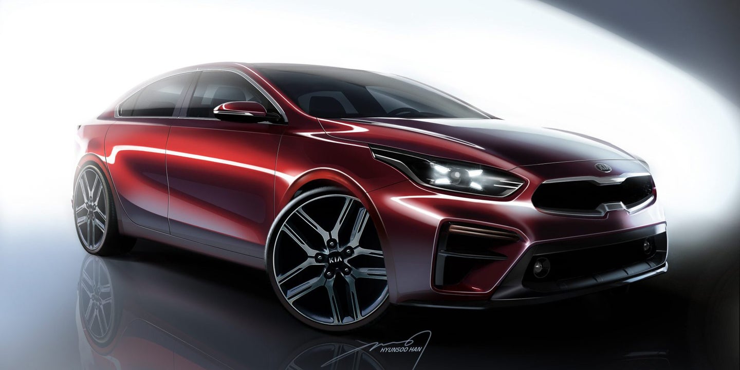 Here’s a Sketch of the 2019 Kia Forte