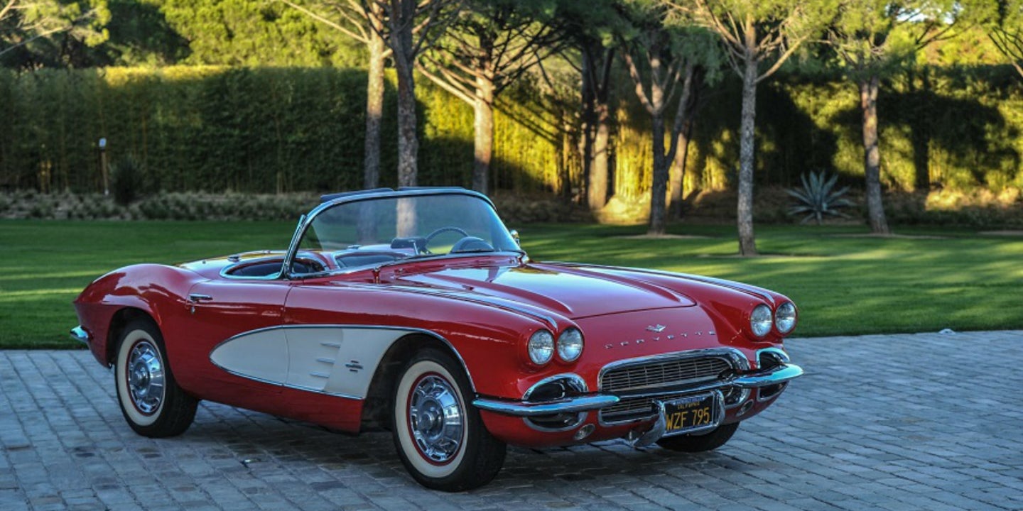 Twenty Movie Stars Signed This 1961 Corvette Roadster