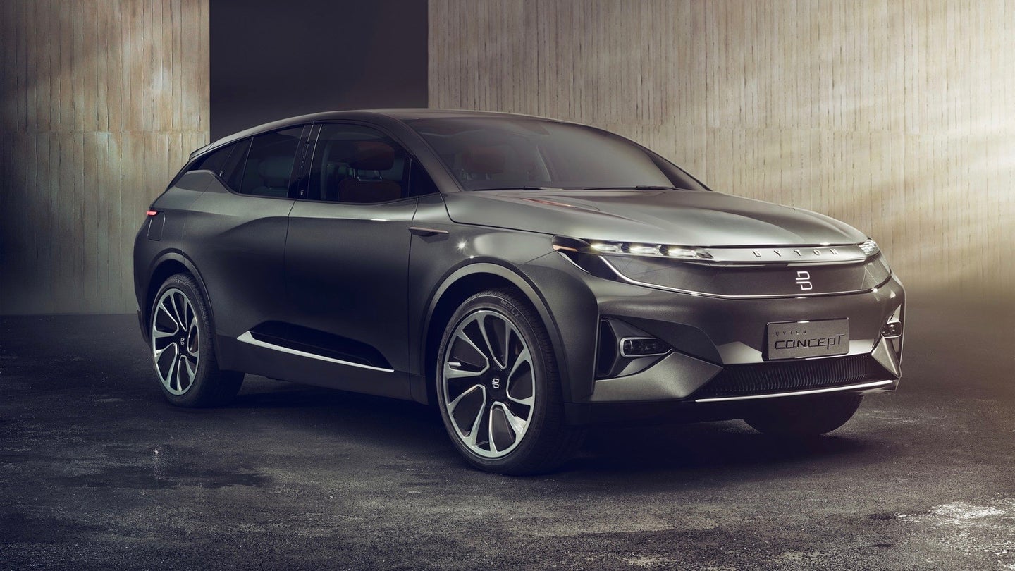 Chinese Startup Byton Reveals Its Electric SUV Concept at CES 2018