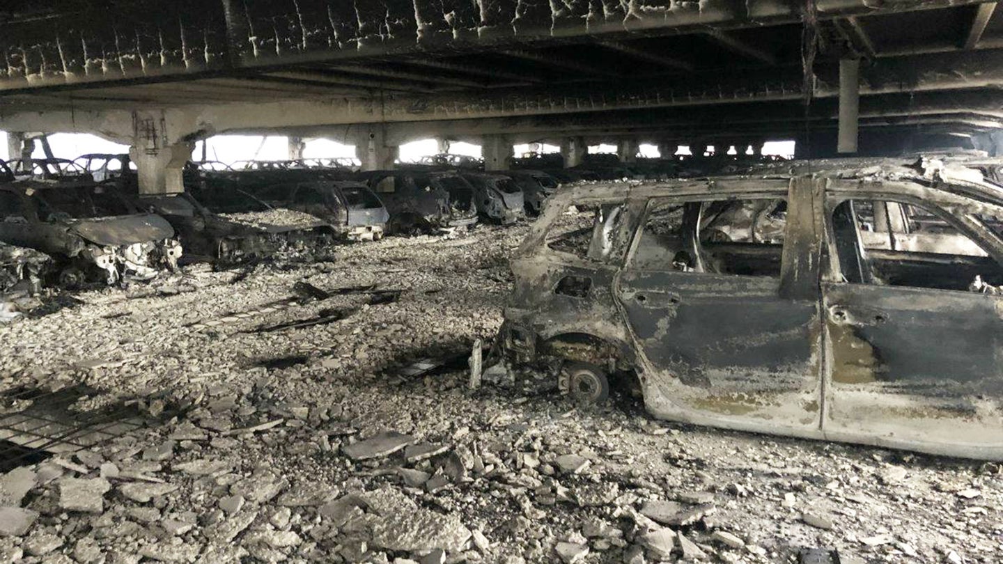 Massive New Year&#8217;s Eve Parking Garage Fire Destroys More Than 1,400 Cars in England