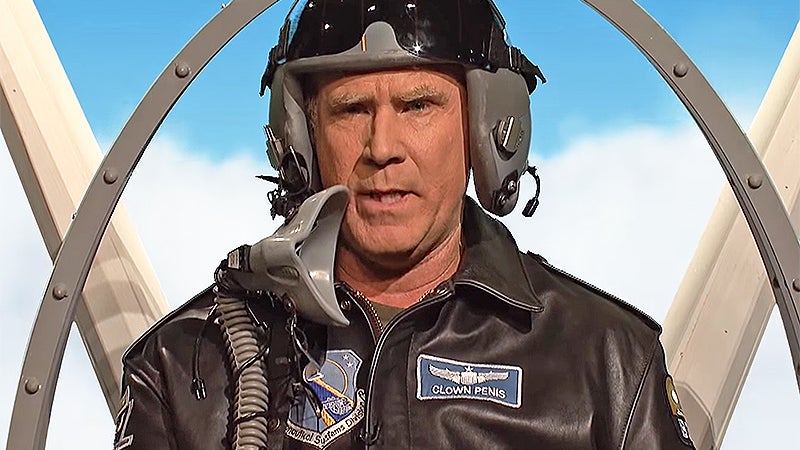 Watch Will Ferrell Lampoon Fighter Pilot Callsigns On Saturday Night Live
