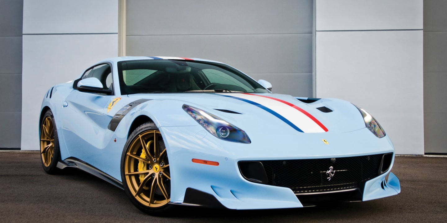 Unique Ferrari F12tdf With Historic Livery Going to Scottsdale Auction