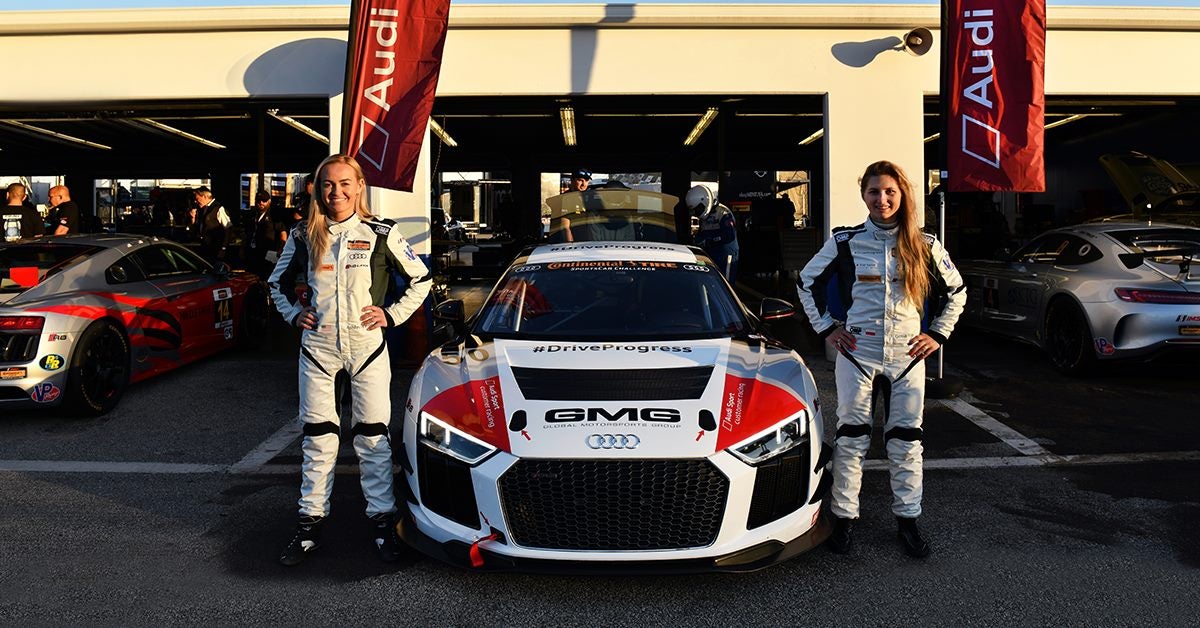 Audi Debuts its R8 LMS GT4 at Daytona with an All-Female Team