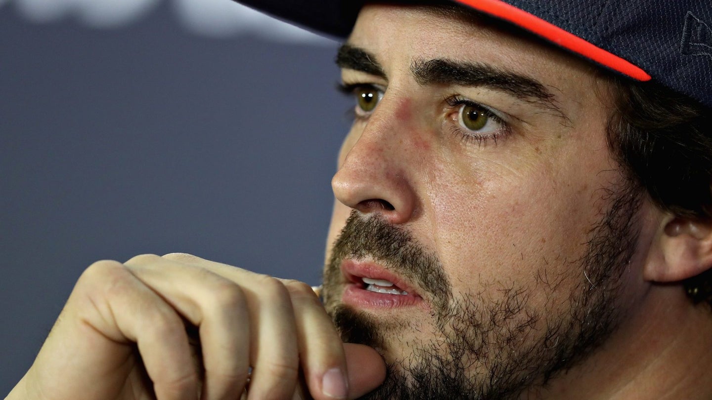 Fernando Alonso Hospitalized After Being Hit By a Car While Cycling