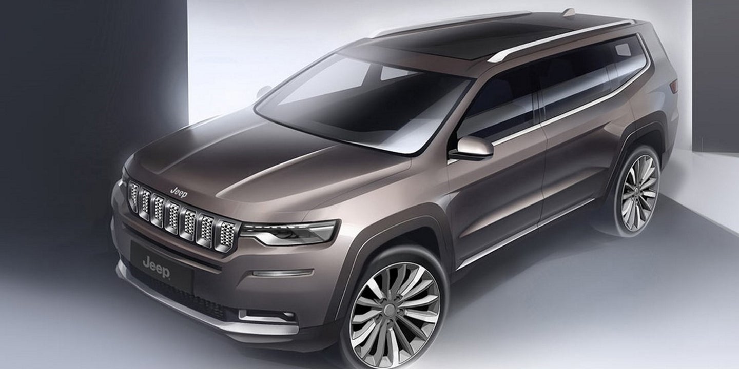 First Official Images Surface of Jeep Grand Commander