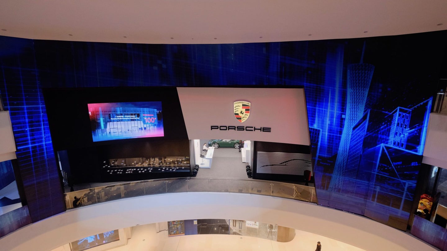 Porsche Opens Its 100th Dealership in China
