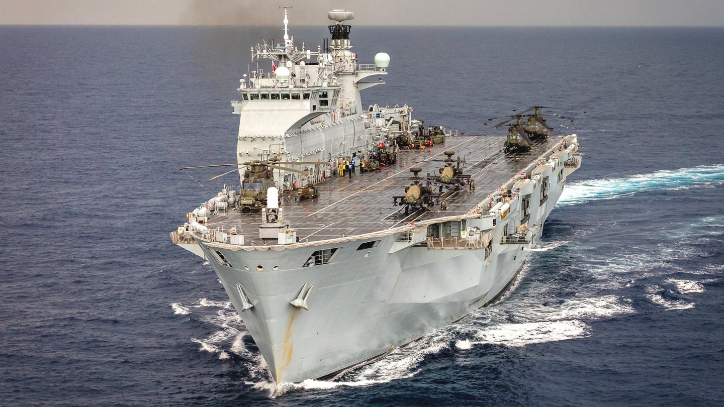 Brazil Is Reportedly Buying the Royal Navy&#8217;s Only Helicopter Carrier On the Cheap