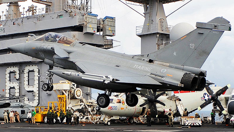 French Rafale Fighters Will Deploy Aboard An American Supercarrier This April