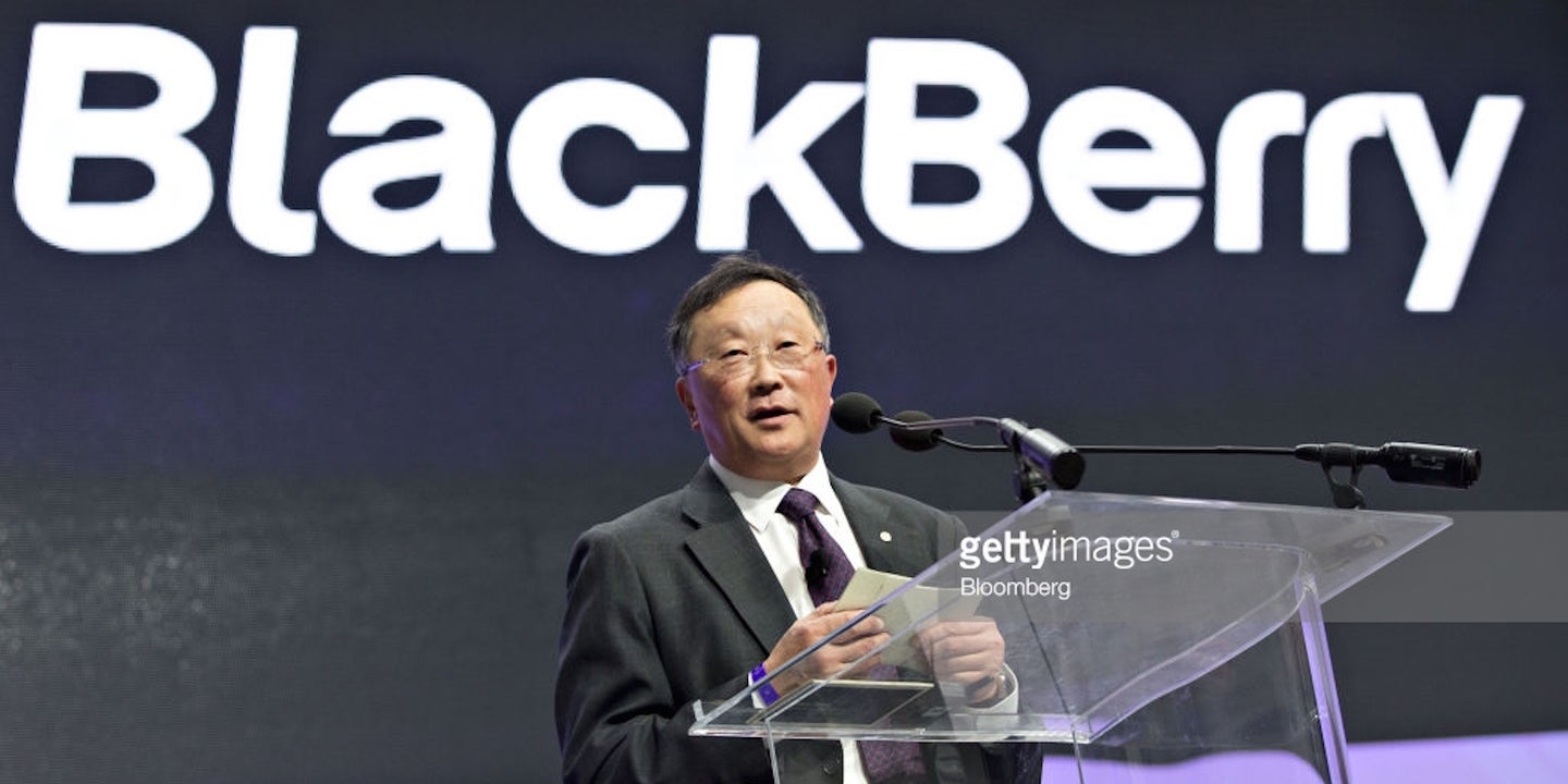 At the Detroit Auto Show, Blackberry CEO John Chen Says Company&#8217;s Future is in Car Tech