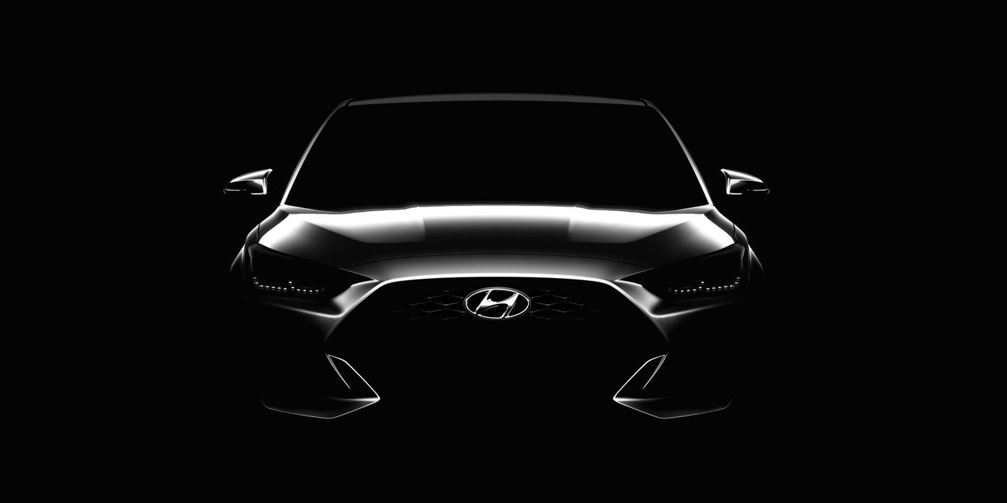 Hyundai Teases the New Veloster Ahead of Detroit Debut