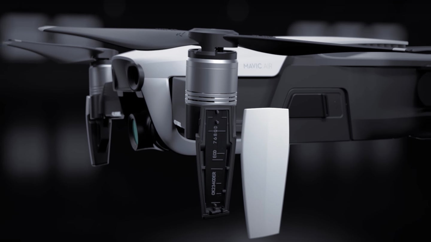DJI Unveils Foldable Mavic Air 4K Drone