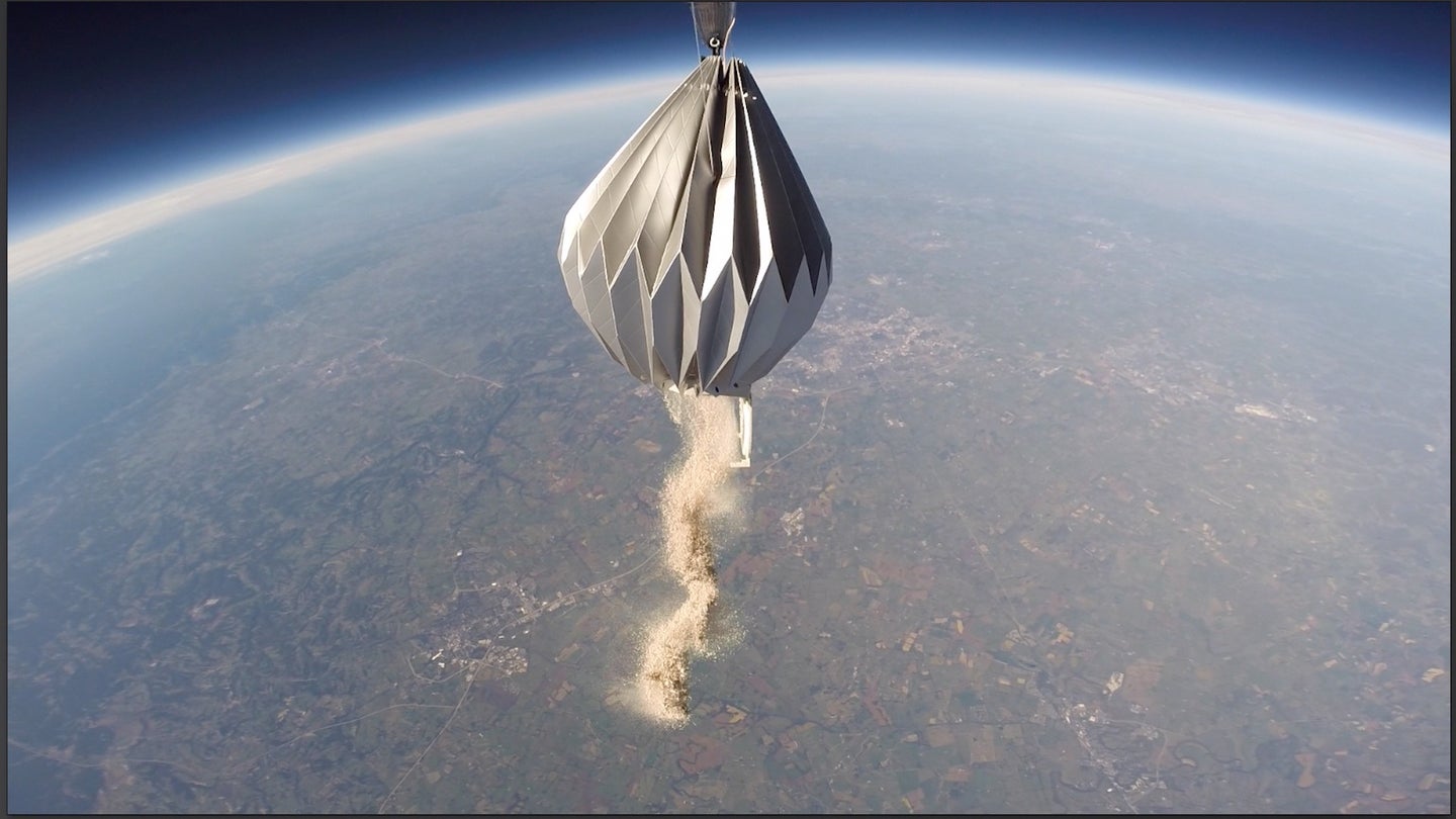 MesoLoft Balloon-Drones Scatter Ashes of Loved Ones at Edge of Space