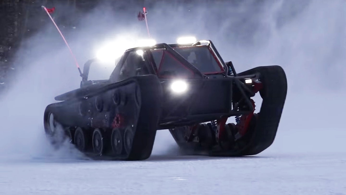 The Ripsaw EV3-F1 Is a Hellcat-Powered, 1,500-HP Personal Off-Road Tank