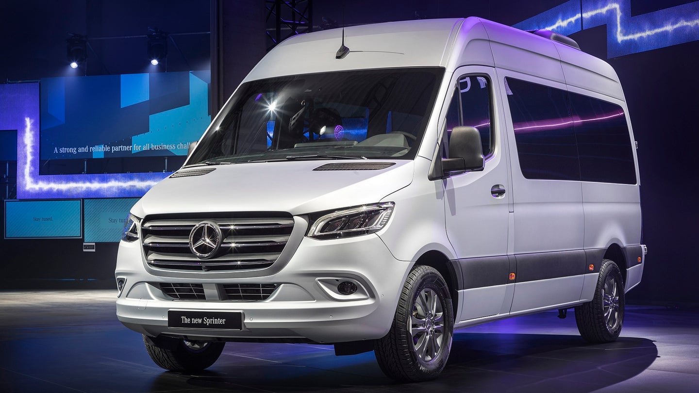 Mercedes-Benz Unveils New 2018 Sprinter and Announces Electric Variant
