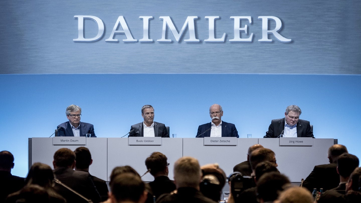 Daimler Does Dieselgate: Up to 1 Million Vehicles Have ‘Defeat’ Device, Says Regulators