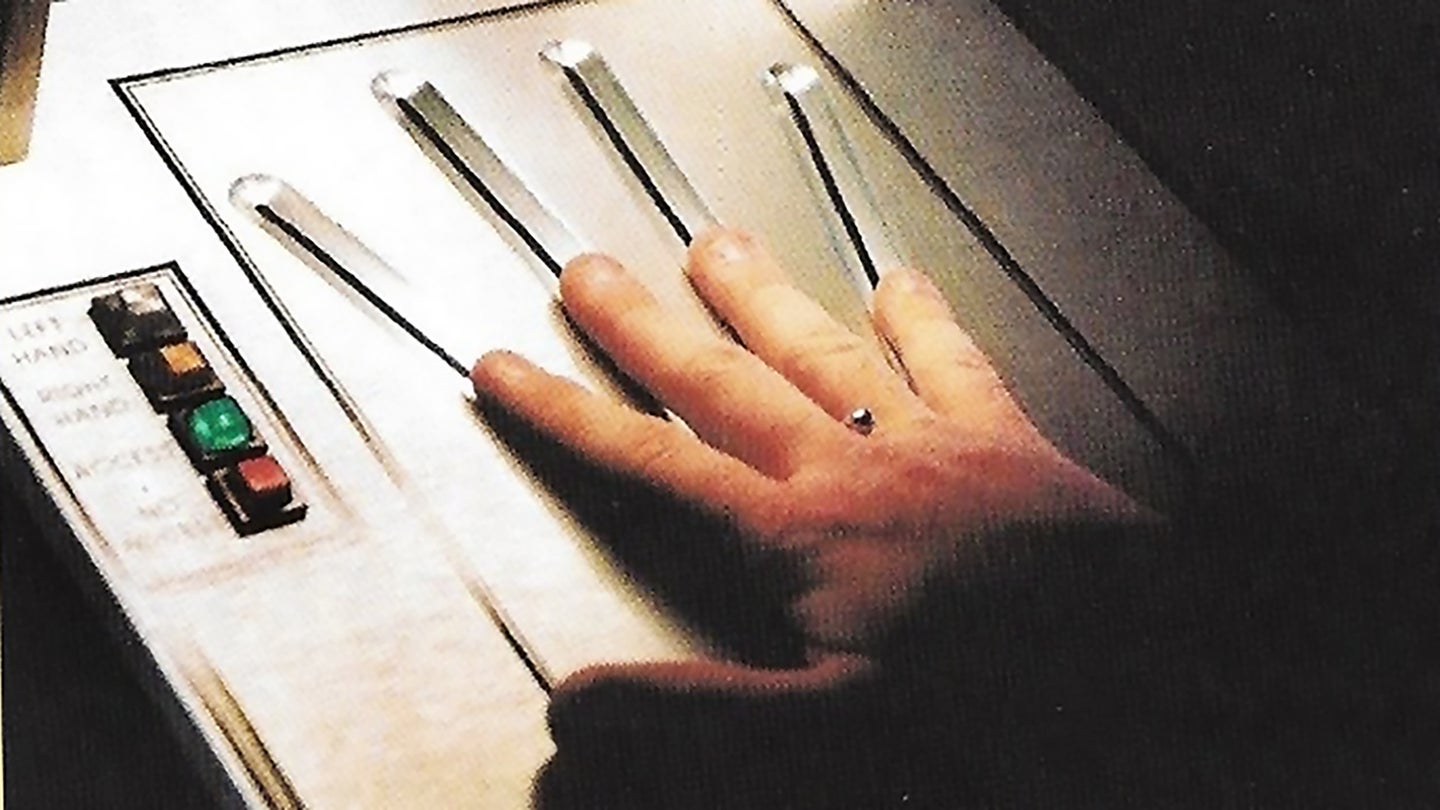 F-117 Program Used These Futuristic Hand Scanners While Highly Classified In The &#8217;80s