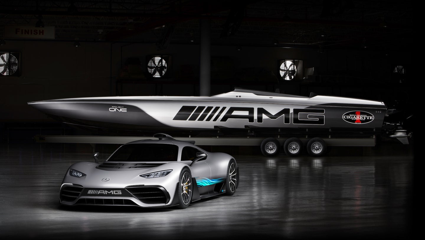 Mercedes-AMG’s Cigarette Racing 515 Project One is Here Just in Time for Summer