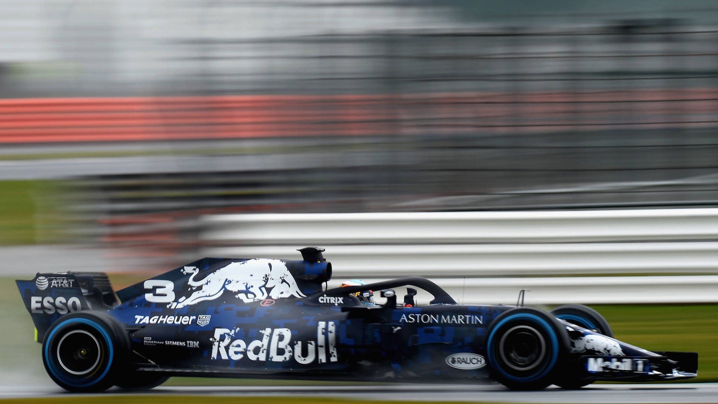 Watch Red Bull Racing&#8217;s New RB14 Lap Silverstone in the Rain