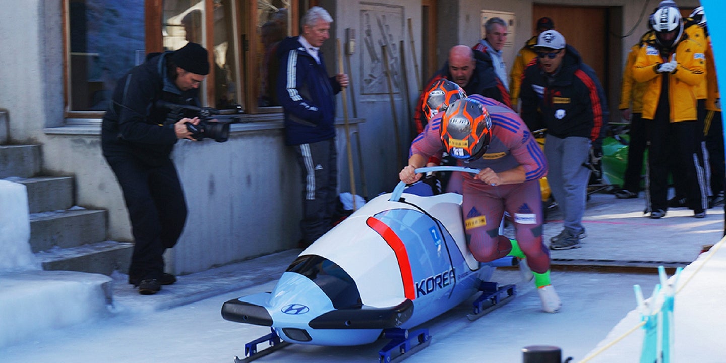 Hyundai Challenges BMW in Olympic Bobsleigh Racing
