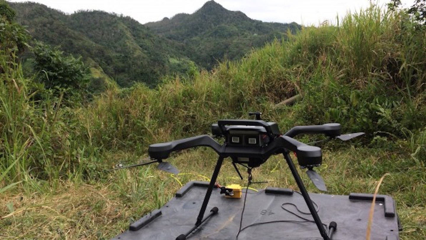 These Power Line-Stringing Drones Are Restoring Power in Puerto Rico