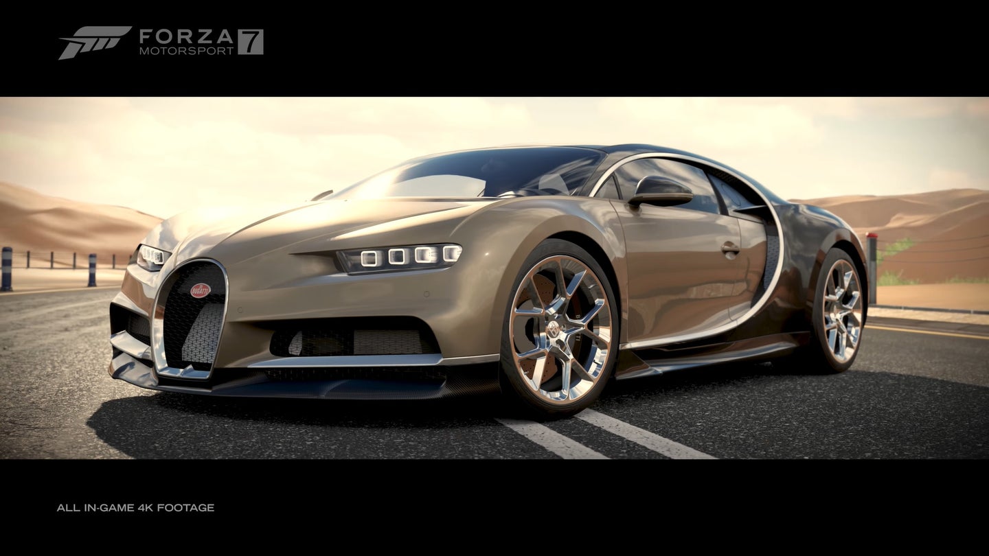 The Bugatti Chiron Comes to <em>Forza Motorsport 7</em>
