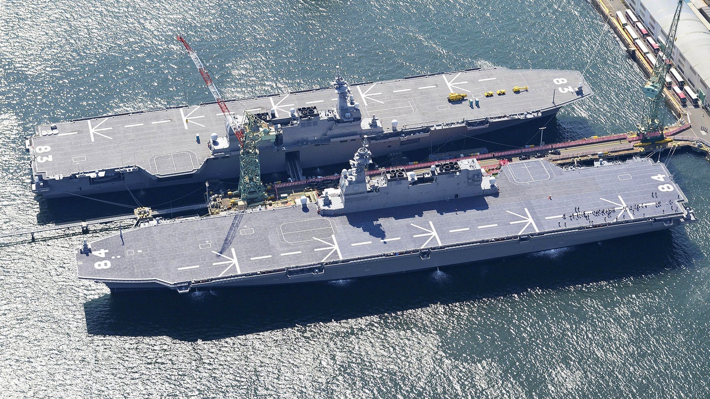 Officials Admit Japan&#8217;s &#8216;Helicopter Destroyers&#8217; Were Also Designed For Jets