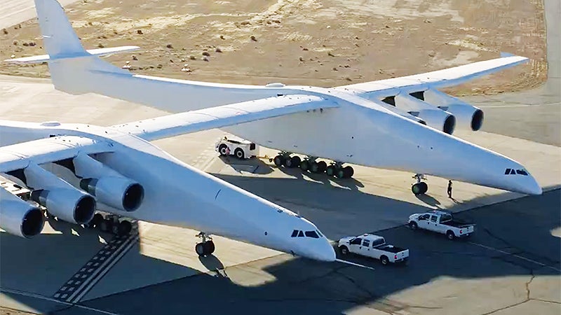 Stratolaunch Rumbles Down Runway As Pentagon&#8217;s Interest In Rapid Space Access Mounts