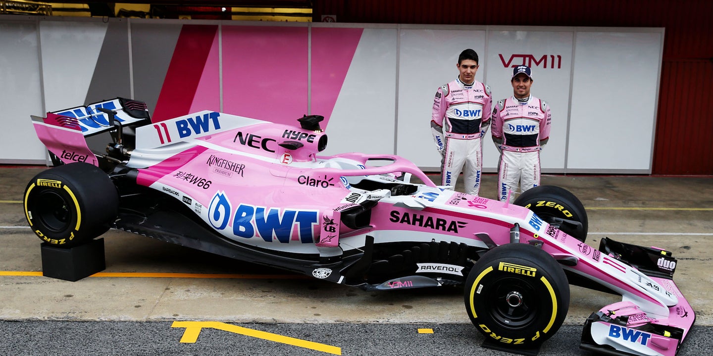 Sahara Force India F1 Team Reveals New VJM11 Ahead of Barcelona Test