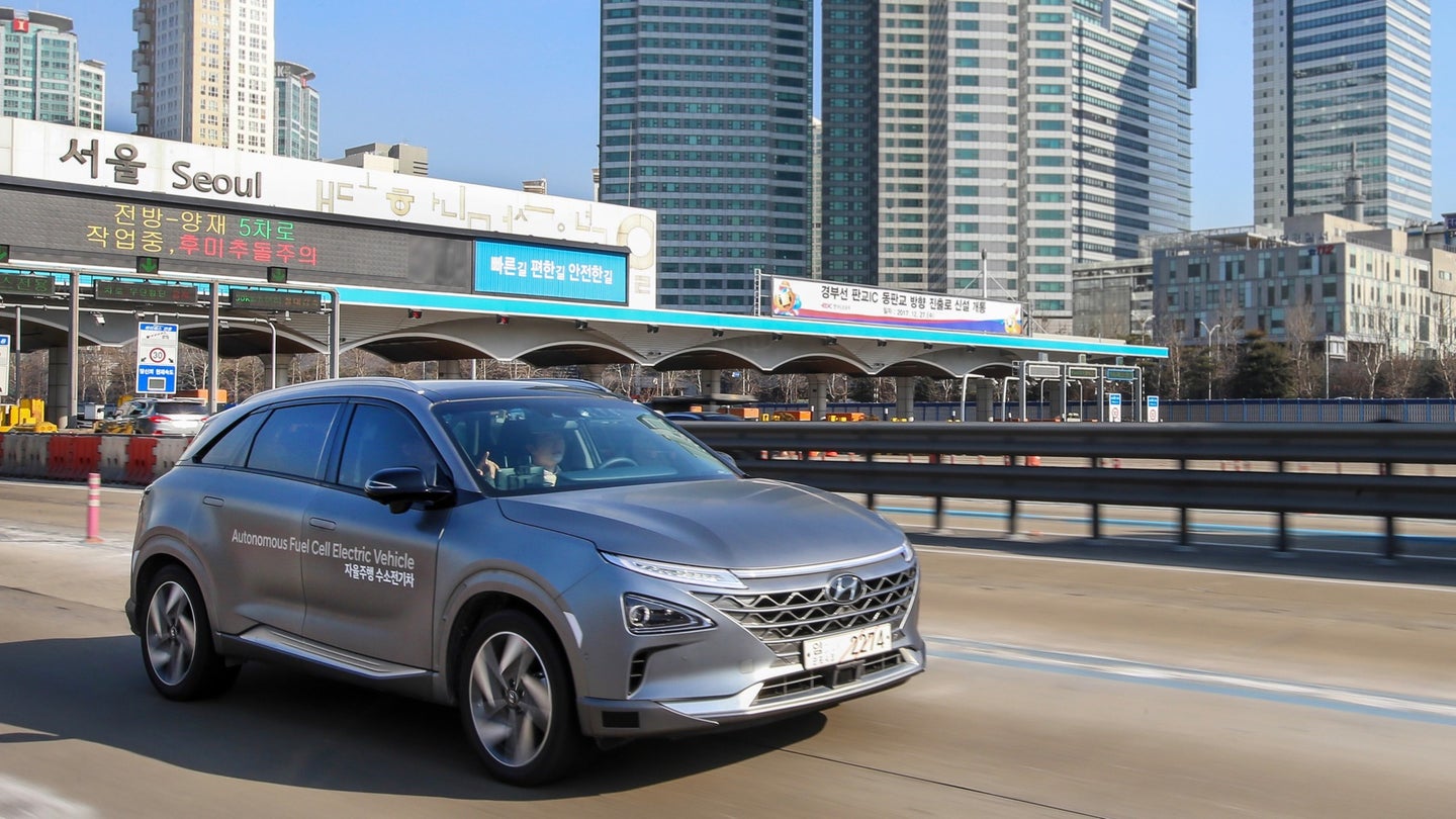 Convoy of Autonomous Hyundais Drives From Seoul to Pyeongchang