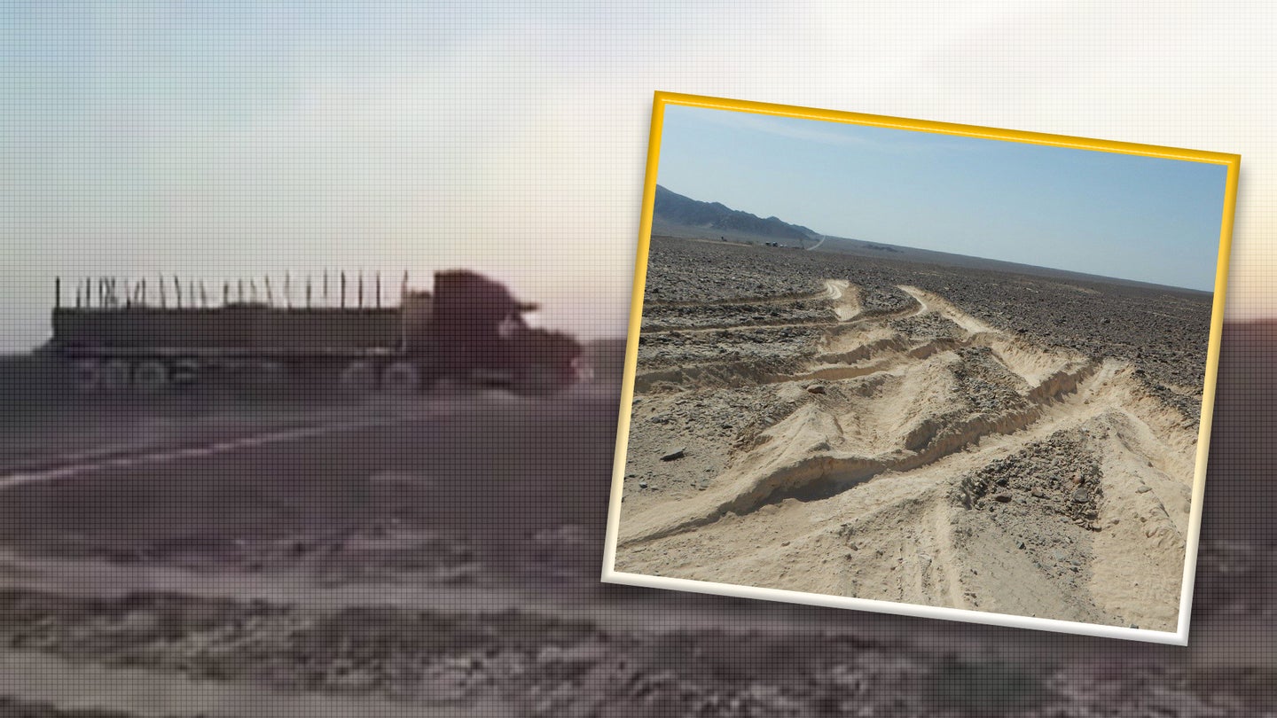 Truck Driver Arrested After Plowing Through Ancient Nazca Lines Archaeological Site in Peru