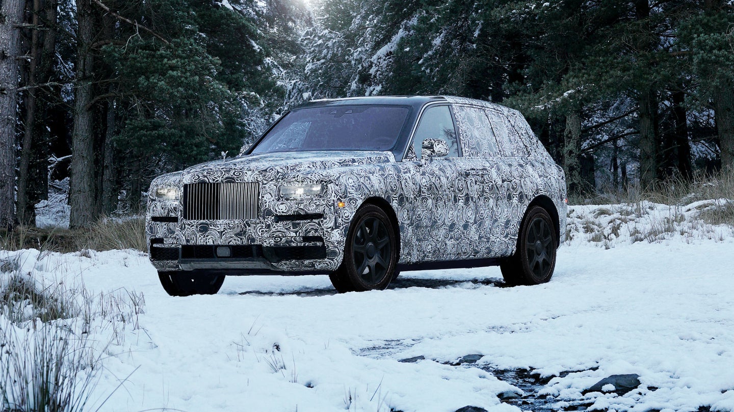 Rolls-Royce Officially Confirms &#8216;Cullinan&#8217; Name for Its SUV