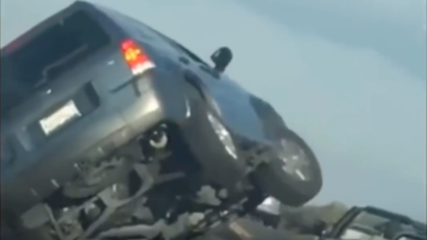 California Road Rage Accident Is Sweet, Hilarious Karma