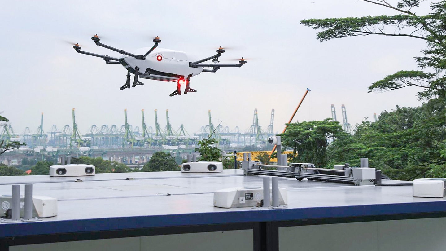 Airbus’ Skyways Drone Completes First Parcel Delivery in Singapore