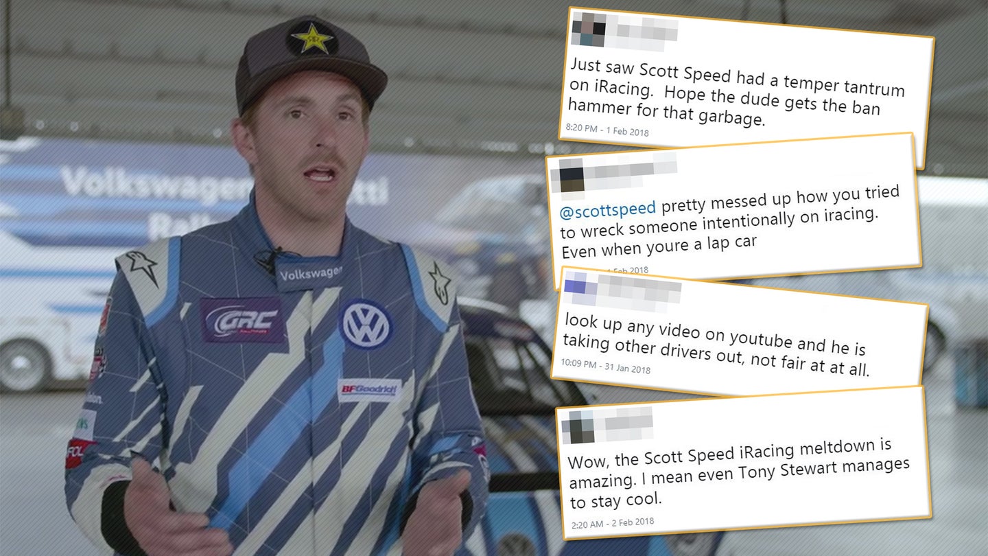 Ex-Formula 1 Driver, GRC Champ Scott Speed Suspended From iRacing Over Intentional Crashes
