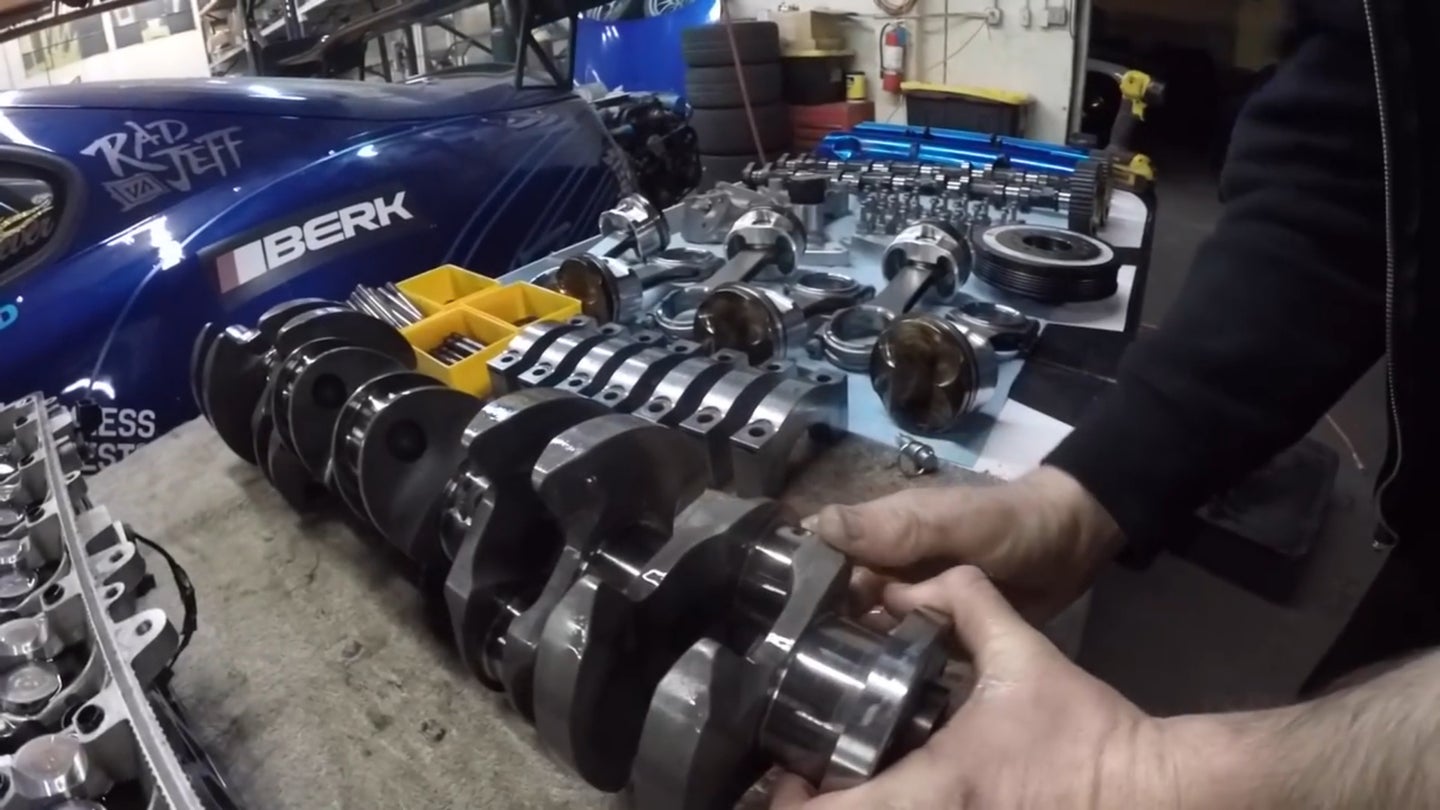 Take a Look At a Formula Drift Toyota Supra Race Engine